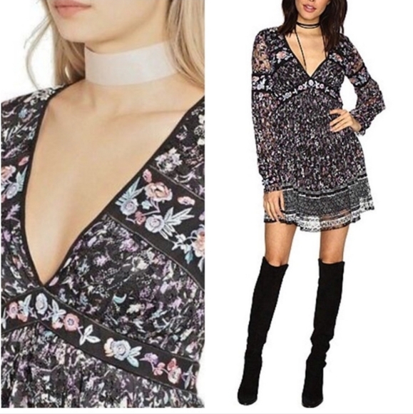 Free People Cherry Blossom Lace Dress - Picture 3 of 10